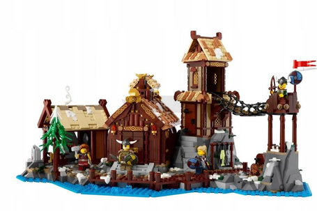LEGO IDEAS 21343 WIOSKA WIKINGÓW zestaw klocków kolekcjonerski