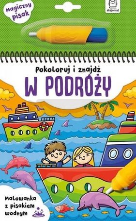 Pokoloruj i znajdź w podróży Malowanka z pisakiem