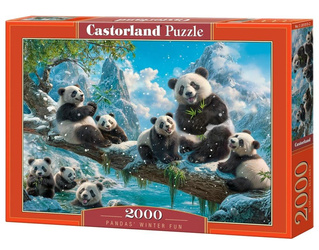 Puzzle 2000 Pandas' Winter Fun