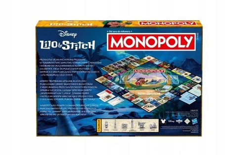 GRA PLANSZOWA MONOPOLY DISNEY LILO & STITCH gra planszowa dla całej rodziny