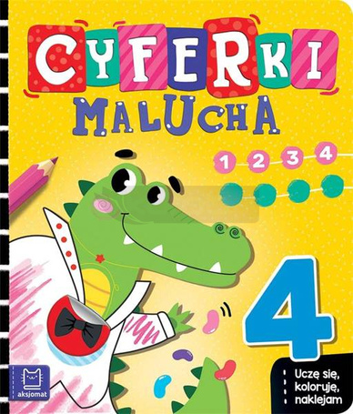 Cyferki. Uczę się, koloruję, naklejam