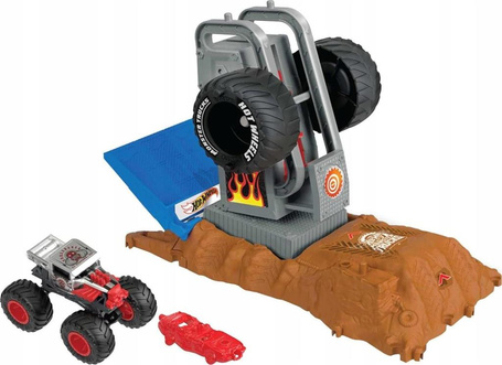 HOT WHEELS MONSTER TRUCK Arena Smashers WYZWANIE OPONOWA SZTANGA Bone Shake HNB88