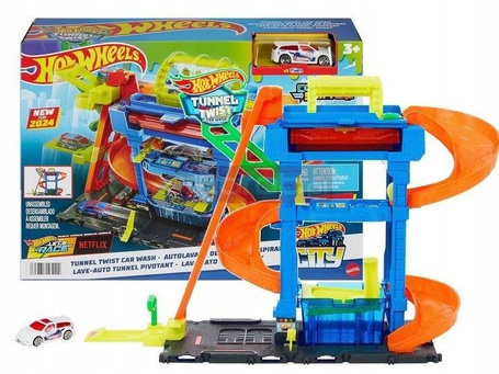 HOT WHEELS ZESTAW MYJNIA ODJAZDOWE ZAKRĘTY Colour Shifters HTN80