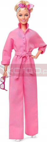 LALKA BARBIE THE MOVIE lalka filmowa w różowym kombinezonie HRF29
