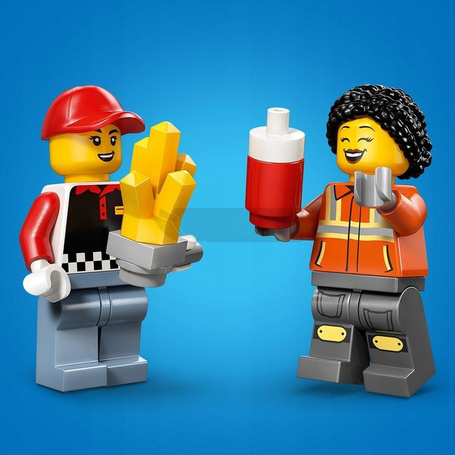 LEGO CITY 60488 Food truck z frytkami, zestaw klocków dla dzieci +5 lat