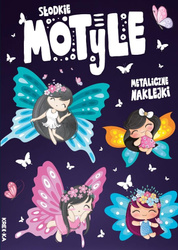 Kolorowanka z naklejkami - Słodkie motyle
