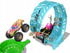 HOT WHEELS MONSTER TRUCK ZESTAW EPICKA PĘTLA 6 pojazdów świecące ciemności HXH69