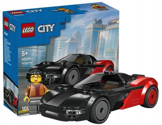 LEGO CITY 60486 Supersamochód elektryczny, zestaw klocków dla dzieci +5 lat