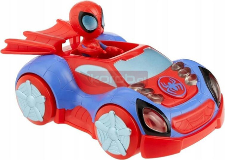 SPIDERMAN HASBRO FIGURKA SPIDEY + POJAZD ze światłem i dźwiękiem F4530