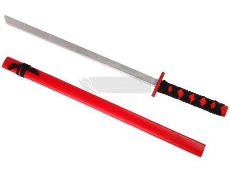 Miecz drewniany czerwony 73cm
