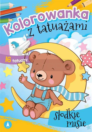 Kolorowanka z tatuażami. Słodkie misie