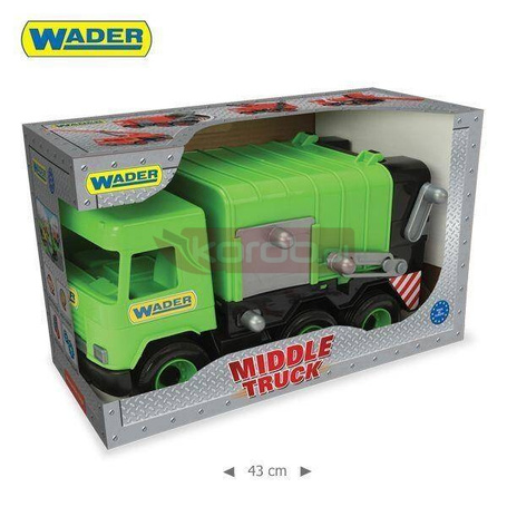 Middle truck - Śmieciarka zielona
