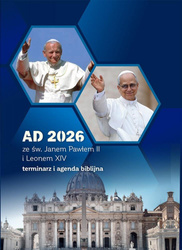 Kalendarz AD 2026 św. Janem Pawłem II i Leon XIV