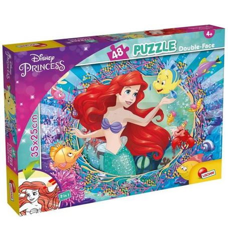 Puzzle dwustronne 48 Ariel
