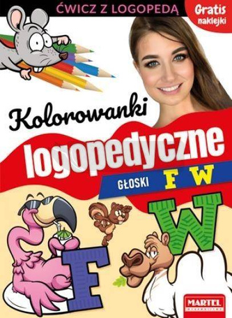 Kolorowanki logopedyczne. Głoski F W
