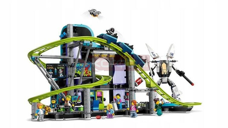 LEGO CITY 60421 PARK ŚWIAT ROBOTÓW Z ROLLERCOASTEREM zestaw klocków