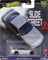 HOT WHEELS PREMIUM CAR CULTURE SLIDE STREET 4/5 Nissan 240SX (S14) HKC83