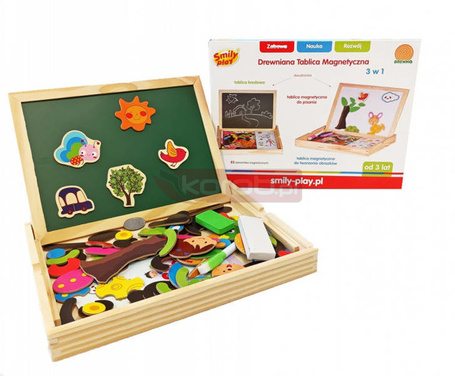 Tablica magnetyczna drewniana