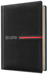 Kalendarz 2026 A4 dzienny VIP czarny
