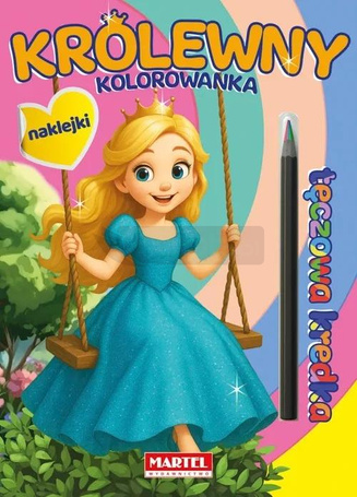 Kolorowanka z kredką Królewny