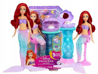 DISNEY MAŁA SYRENKA ARIELKA Muszelkowa toaletka zestaw z lalką syrenką JBF86