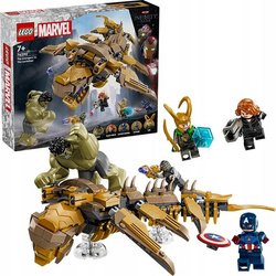 LEGO MARVEL AVENGERS 76290 AVENGERS KONTRA LEWIATAN zestaw klocków +7 LAT
