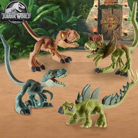 JURASSIC WORLD Dinozaur Bendys Bites Tyranosaurus GYX93