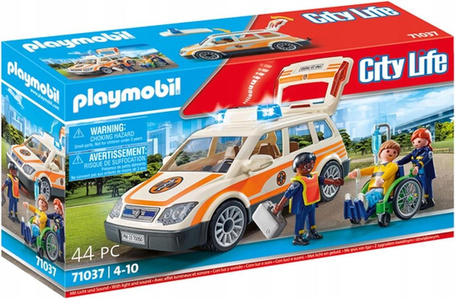 PLAYMOBIL CITY LIFE 71037 SAMOCHÓD LEKARZA PIERWSZEJ POMOCY karetka