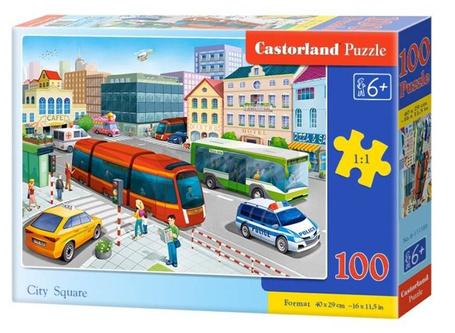 Puzzle 100 City Square CASTOR