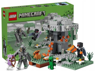 KLOCKI LEGO MINECRAFT 21586 Blady ogród, zestaw klocków dla dzieci +7