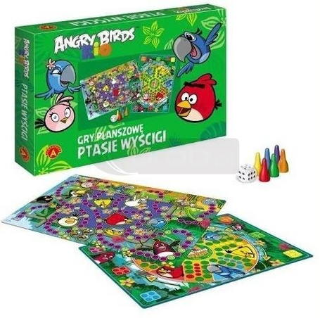 Chińczyk. Ptasie wyścigi Angry Birds ALEX