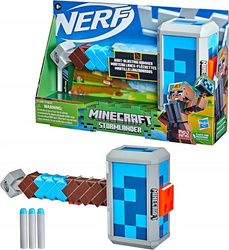 MINECRAFT NERF F4416 STORMLANDER strzelający młot + 3 strzałki