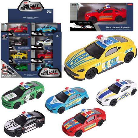 Auto metalowe z napędem pull back