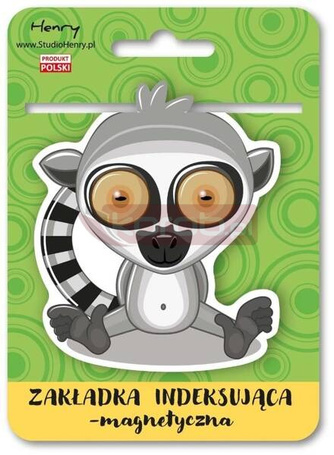 Zakładka magnetyczna - Lemur