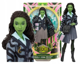 LALKA WICKED ELFABA lalka filmowa w stroju szkolnym + akcesoria JDG10