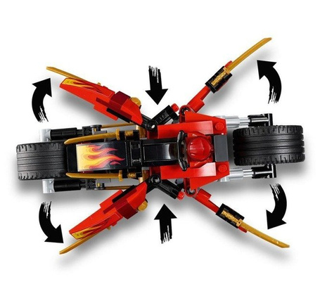 LEGO Ninjago 70667 Motocykl Kaia i skuter Zanea