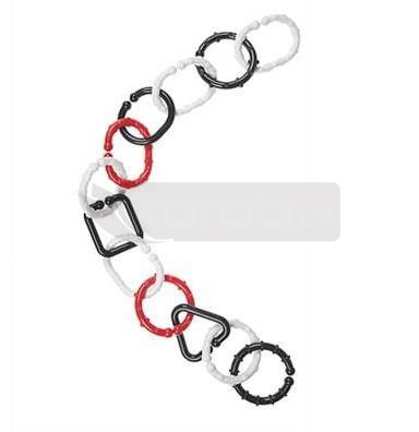 Ogniwa do łączenia czarno- białe 12szt