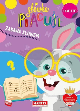 Główka pracuje. Zabawa słowem z naklejkami
