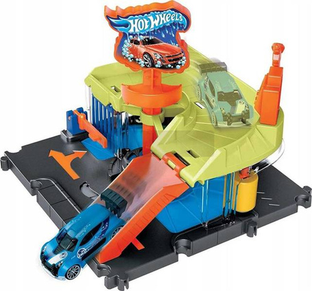 Hot Wheels zestaw Rajdowa myjnia + autko HDR27
