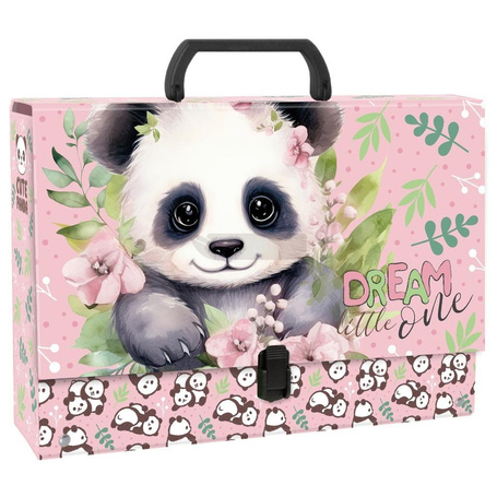 Teczka z rączką gruba Panda 10 DERFORM