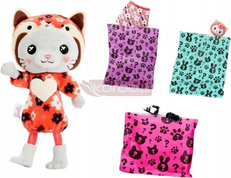 LALKA BARBIE CUTIE REVEAL CHELSEA W PRZEBRANIU CZERWONEJ PANDY HRK28