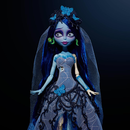 MONSTER HIGH LALKA EMILY JDR67 SKULLECTOR