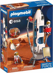 PLAYMOBIL SPACE 72011 Rakieta badawcza ESA Mars, zestaw dla dzieci +4 lata