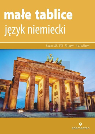 Małe tablice. Język niemiecki w. 2019 ADAMANTAN