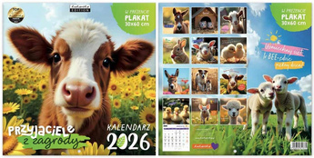 Kalendarz 2026 ścienny Classic Przyjaciele z...