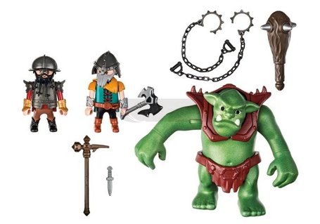 PLAYMOBIL 6004 Olbrzymi troll z karłowatymi wojownikami