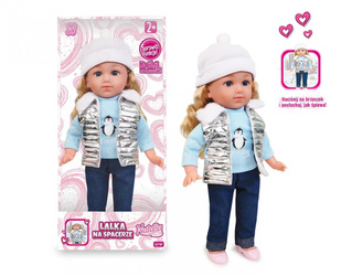 Lalka Natalia w srebrnej kamizelce 36cm