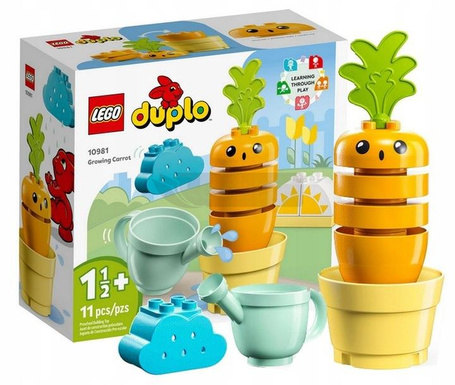 LEGO DUPLO 10981 ROSNĄCA MARCHEWKA zestaw klocków dla malucha +18 m-cy