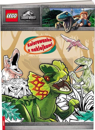 LEGO(R) Jurassic World. Kolorowanka z naklejkami
