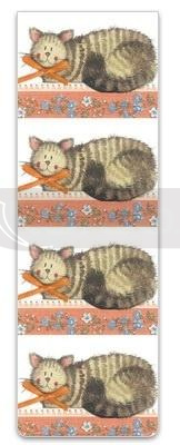 Zakładka do książki Kot na dywanie